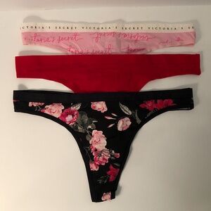 Victoria’s Secret Thong Cotton Underwear Set of 3